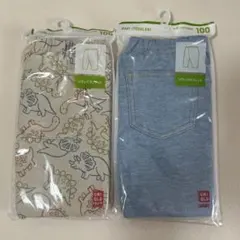 オト様専用 新品未使用 ユニクロ レギンス 7分丈 100