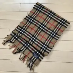 Burberry イングランド製　モヘア　マフラー ノバチェック 美品 未使用 イングランド製 バーバリー マフラー モヘア ノバチェック