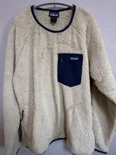 patagonia フリースジャケット L クリーム色