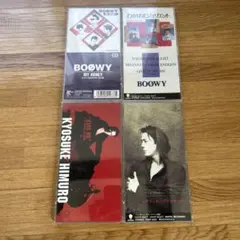BOØWY & KYOSUKE HIMURO CD4枚セット、ケース