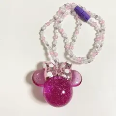 ディズニー ミニー 光る ペンダント ネックレス 東京ディズニーランド 限定