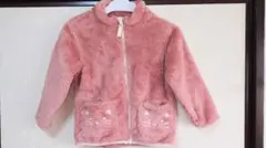 フリースピンクジャケット 猫耳デザイン