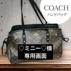 COACH コーチ 茶色 ハンドバッグ A4収納可 美品