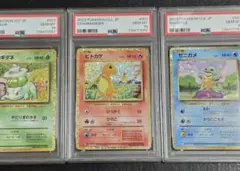 [PSA10] 連番 御三家 フシギダネ ヒトカゲ ゼニガメ classic