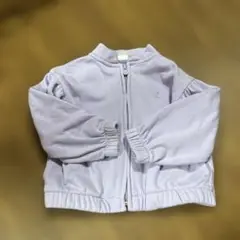 baby GAP 薄紫 ジッパー付きトレーナー　フードなし