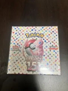 最終値下げ！ポケモンカード151 1box シュリンク付き未開封 ポケモンカード 151 BOX 新品未開封 シュリンク付き(箱裏に凹み