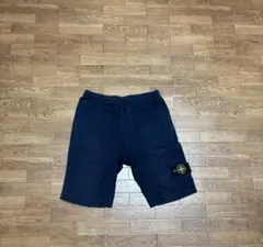u*9様 美品【STONE ISLAND】リブニット ハーフパンツ ロゴ L - メルカリ