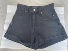 H&M ダークグレー ショートパンツ EUR34