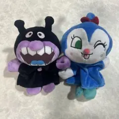 バイキンマンコキンちゃんパペットぬいぐるみセット