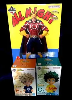 僕のヒーローアカデミア　一番くじ　二人のあこがれ　デク 勝己　オールマイト