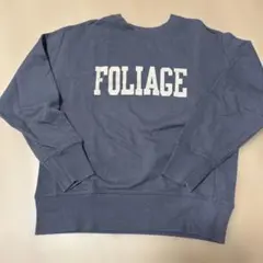 CUBE SUGAR FOLIAGE トレーナー ネイビーM744番