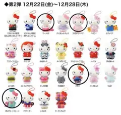 未開封⭐️ハッピーセット キティ 第二弾 4種類 50周年マスコット マクドナルド