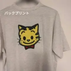 SEASONREASON 猫の顔刺繍 OSAMUGOODS グレー Tシャツ