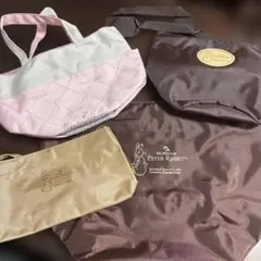 ピーターラビット オリジナルバッグ スパバッグ トートバッグ ポーチ 4点セット