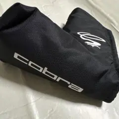 Cobra パター用ヘッドカバー 黒マジックテープ式