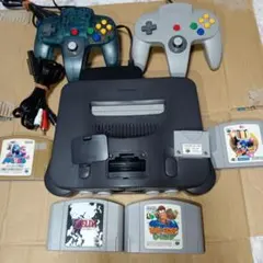 動作品 NINTENDO64 本体 ソフトセット ニンテンドー64