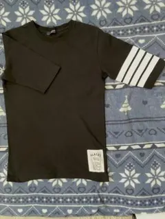 GLAZOS 黒色 Tシャツ 150~160cm 子供服 男女兼用のサムネイル