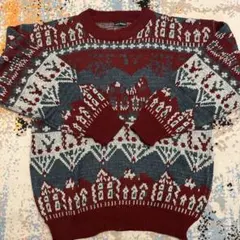 Jolly Compa 雪の結晶柄ニットセーター