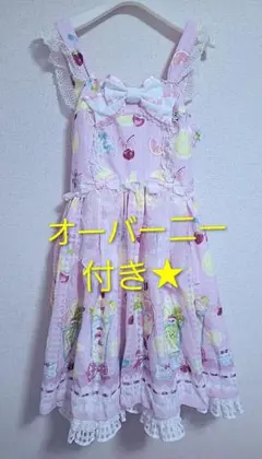 Angelic Pretty 2015 福袋 サロペット ジャンスカ ピンク - メルカリ