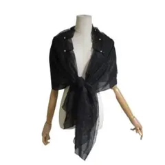 ボレロ　フォーマル　結婚式 パーティー　フォーマル　謝恩会　黒　レース　パール