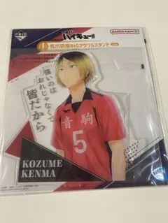 ハイキュー　一番くじ　BIGアクリルスタンド　孤爪研磨