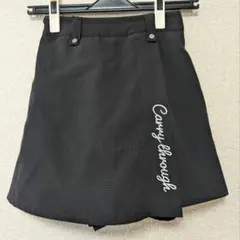 黒のスカート風ハーフパンツ 140cm