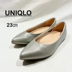 美品⭐︎ユニクロ　コンフィールタッチポインテッドシューズ　パンプス