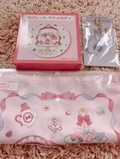 マイメロディ クロミ くじ メロクロくじプレート・チャーム・トートバッグセット