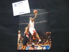 直筆サイン入りフォト マイケルジョーダン NBA シカゴブルズ