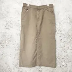 デニム風 ロング タイトスカート vintage カジュアル アメカジ