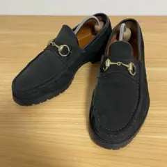 グッチ　ホースビットローファー スエード　ブラック　111 6030 42.5