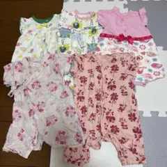 ベビーロンパース夏　まとめ売り　ミキハウス甚平