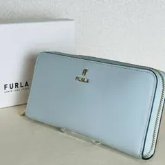 未使用級　FURLA CAMELIA 長財布 ラウンドファスナー 保存袋　箱付きのサムネイル