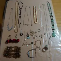 アクセサリーセット ネックレス ピアス ブレスレット