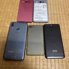 ひ*ろ様 SoftBank　シンプルスマホ3　509SH 他　スマホ5台　ジャンのサムネイル
