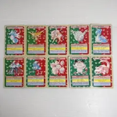 トップサン ポケモンカード 裏 青・緑 １０枚セット
