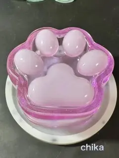 エポキシレジン　肉球小物入れ