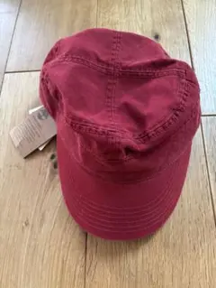 ティンバーランド 帽子　Timberland ワークキャップ　赤　朱色