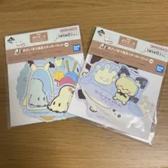 一番くじポケモン「ポケピース」J賞おさいほう道具ステッカーセット2種