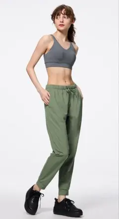 新品　GU ストレッチジョガーパンツ ＸＬ