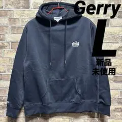 GERRY ジェリー Lサイズ マウンテンロゴ 刺しゅう 裏起毛 パーカー