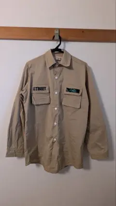 【期間限定値下げ】ベージュ 長袖シャツ & カーゴパンツ セット