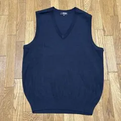 【中古品】AITOZ ネイビー Vネック ベスト LL