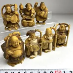 根付 4点セット 七福神モチーフ 置物【宝山】 - メルカリ