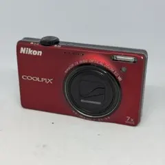 Nikon COOLPIX S6200 レッド 動作確認済 - メルカリ