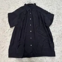Spick and Span ソフトローンギャザー半袖シャツ ブラック 未使用近