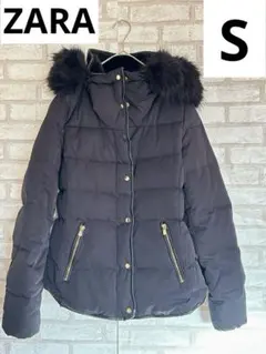 最終お値下げ価格‼️ZARA ザラ　ダウンジャケット ダウンコート　ファー　S