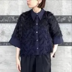 新品タグ付き IORE イオレ エアーフリンジシャツ
