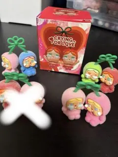 ミニフィギュア　チャーム　3個セット　さくらんぼ　クライベイビー