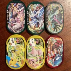 ポケモンメザスタ　タグスペシャル６枚セット